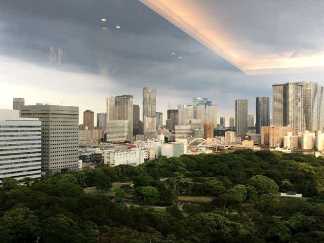SF映画に出てきそうな東京の眺めです